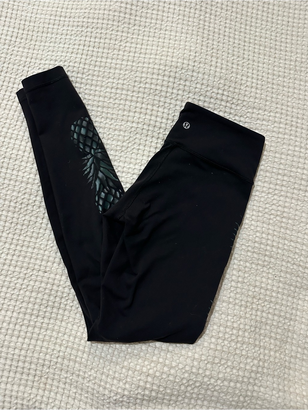 lululemon Pineapple Print Leggings